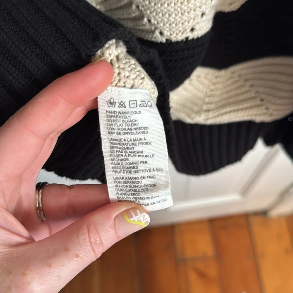 Cleobella // Black & Ivory Kori Sweater